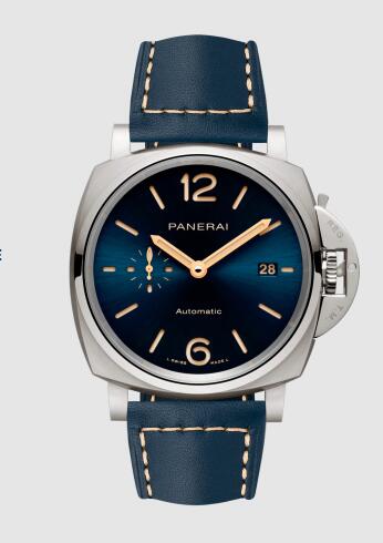 Panerai Luminor Due 42mm Replica Watch PAM00927 CALF DARK BLUE